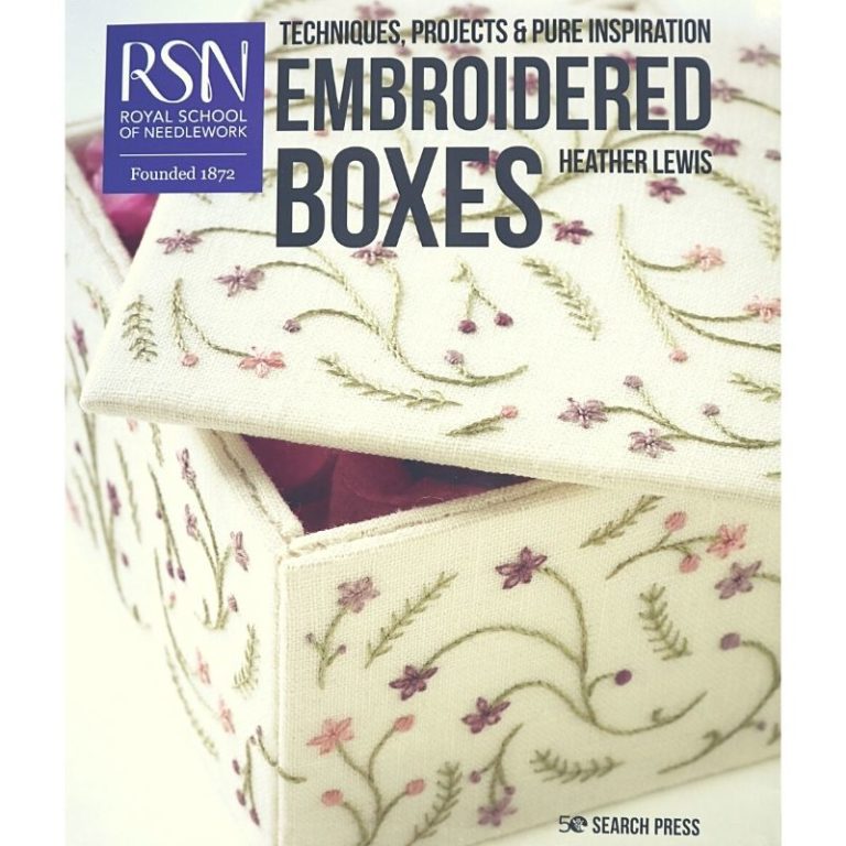 Embroidered Boxes Book by Heather Lewis